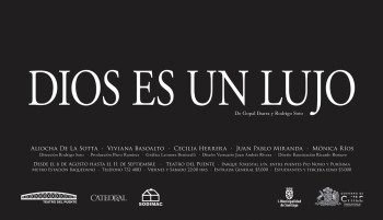 Afiche Dios es un lujo