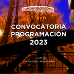 CONVOCATORIA PROGRAMACIÓN 2023